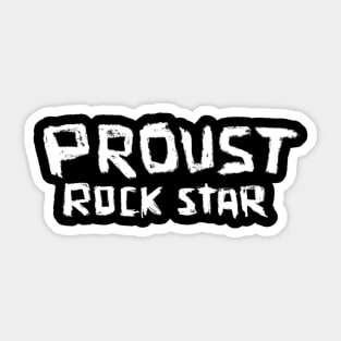 Rock Star: Proust, Marcel Proust Sticker